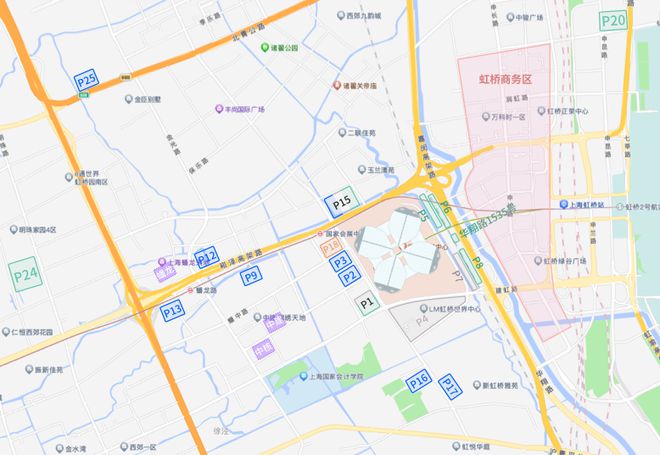 进博会期间出租汽车、酒店穿梭巴士如何往返“四叶草”？附近有哪些停车场？这份交通攻略请查收→(图7)